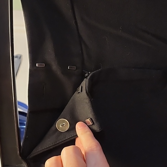 Black Staight Leg Dress Pants - Picture 7 of 11